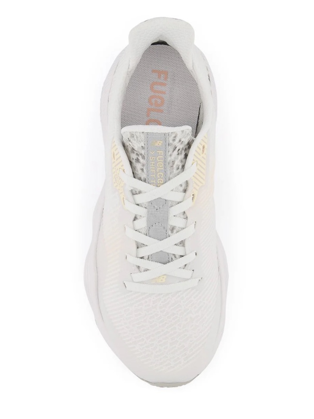 New Balance FuelCell Shift TR Cream/Gray Mesh Training Sneakers - 7.5